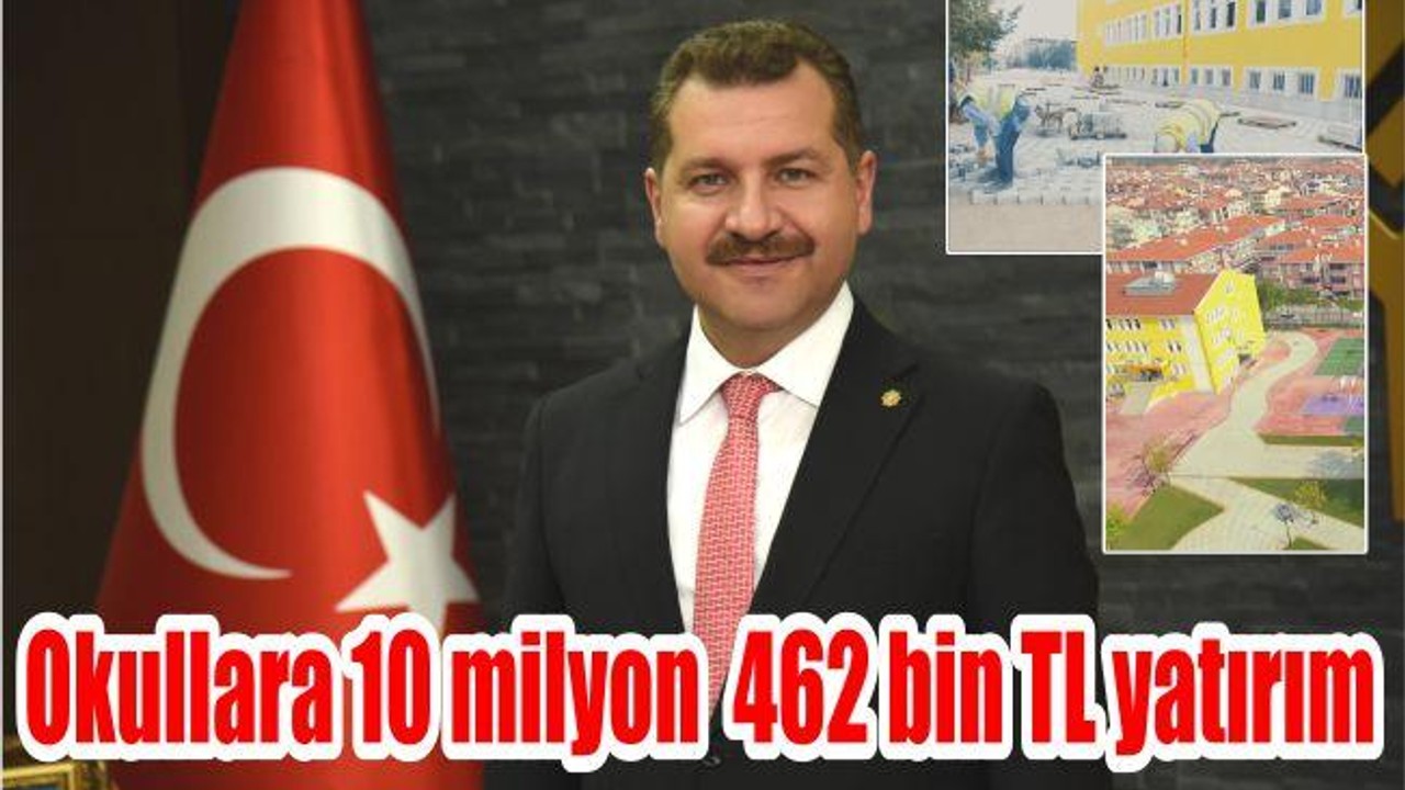 Okullara 10 milyon 462 bin TL yatırım
