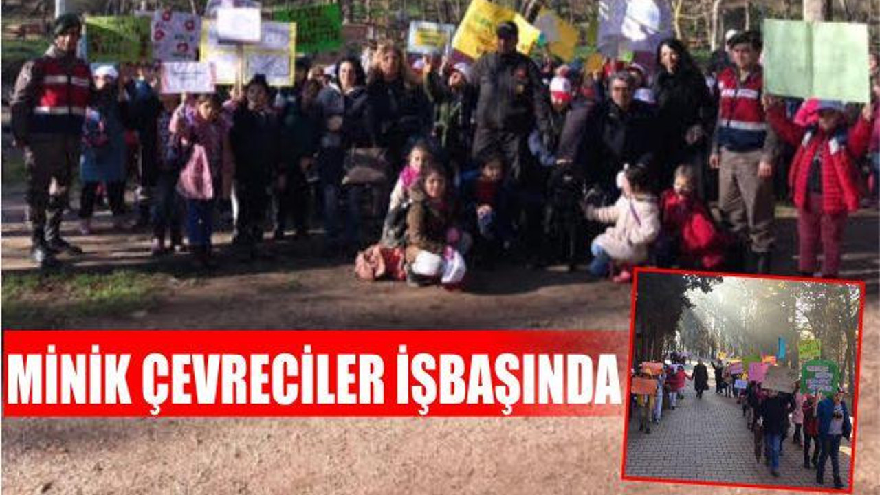 ÇEVRECİ MİNİKLER İŞ BAŞINDA