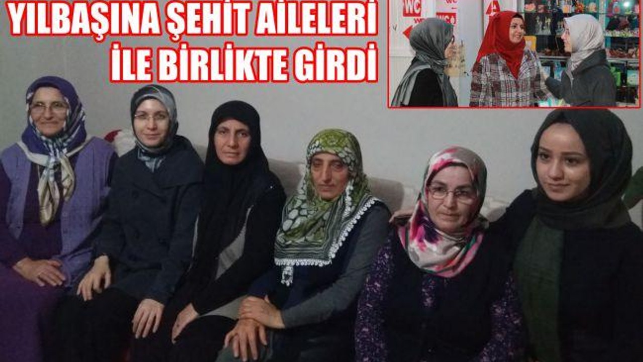 KIRCI YILBAŞINA ŞEHİT AİLELERİ İLE BİRLİKTE GİRDİ