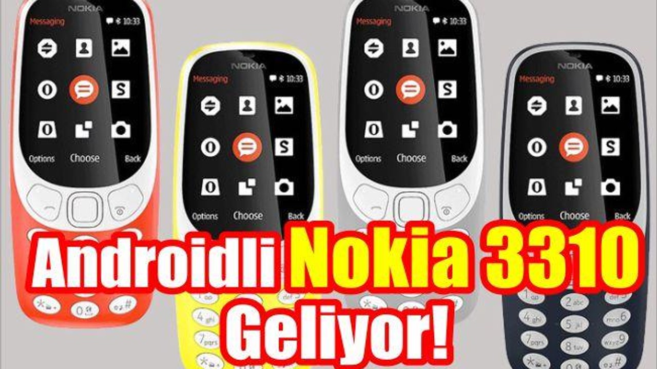 Androidli Nokia 3310 Geliyor!