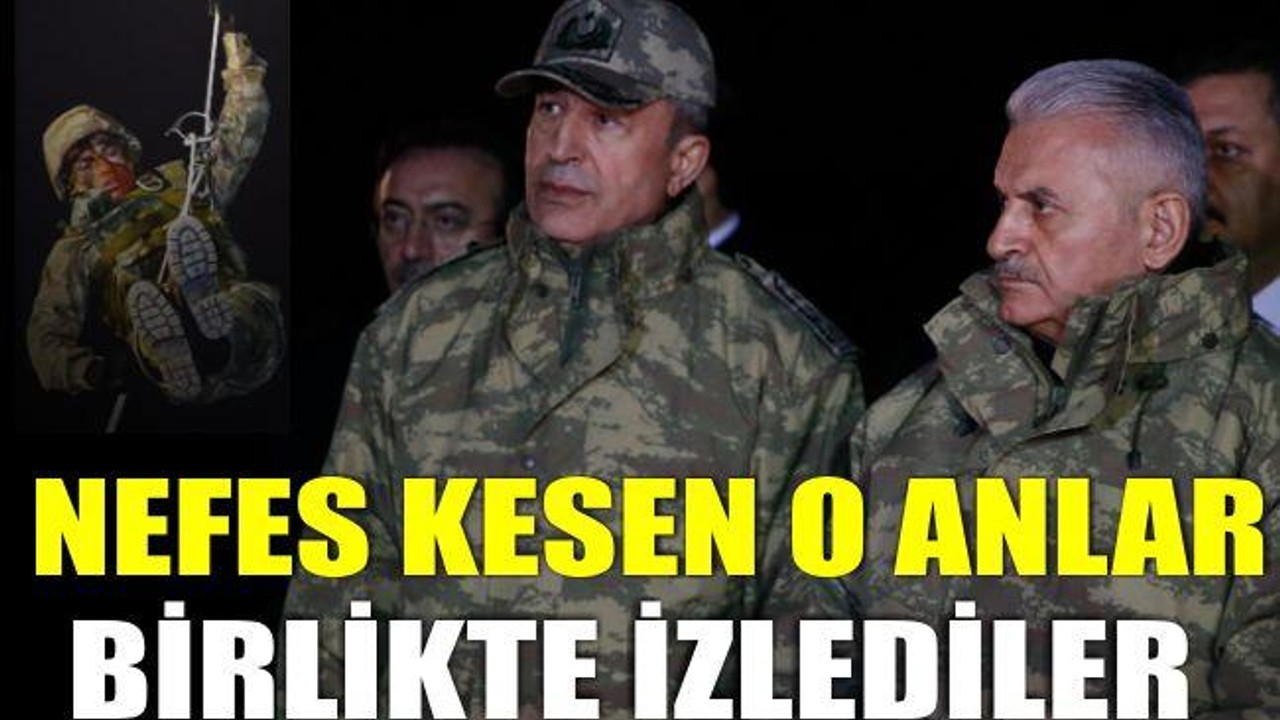 Yıldırım,Komandoların Eğitimini İzledi!