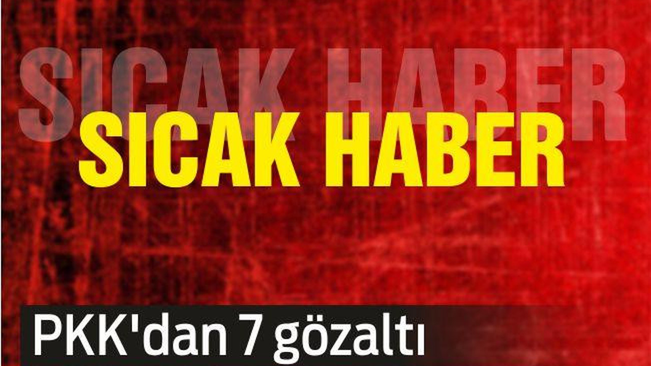 PKK’dan 7 gözaltı