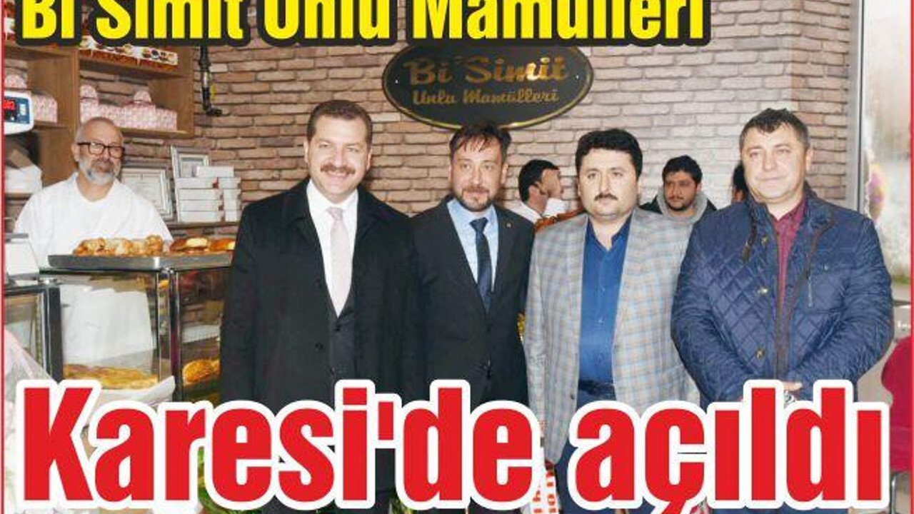 Bi Simit Unlu Mamülleri Karesi'de