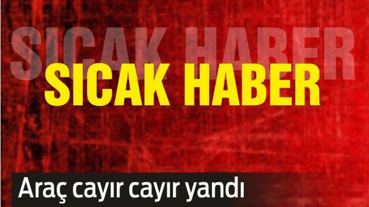 Savaştepe’de araç yangını...