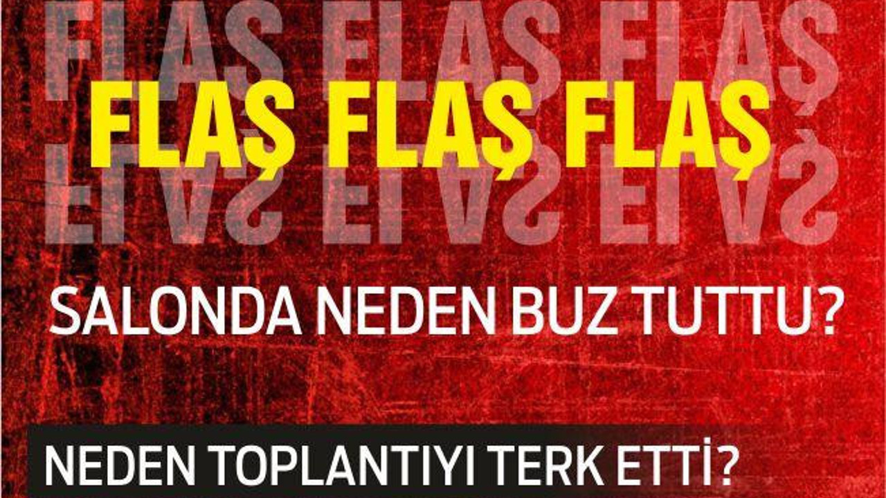 SALONDA NEDEN BUZ TUTTU?