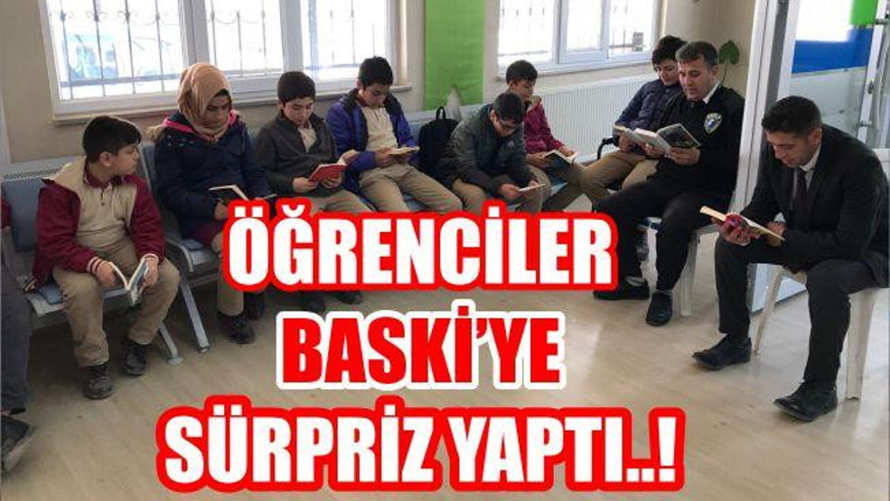ÖĞRENCİLER BASKİ’YE SÜRPRİZ YAPTI !