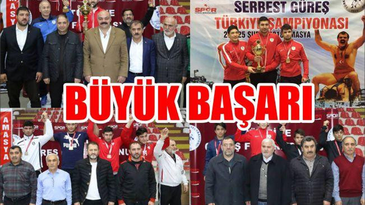 GÜREŞÇİLERDEN BÜYÜK BAŞARI..!