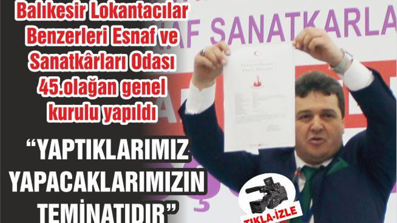 YILDIZ “YAPTIKLARIMIZ YAPACAKLARIMIZIN TEMİNATIDIR”