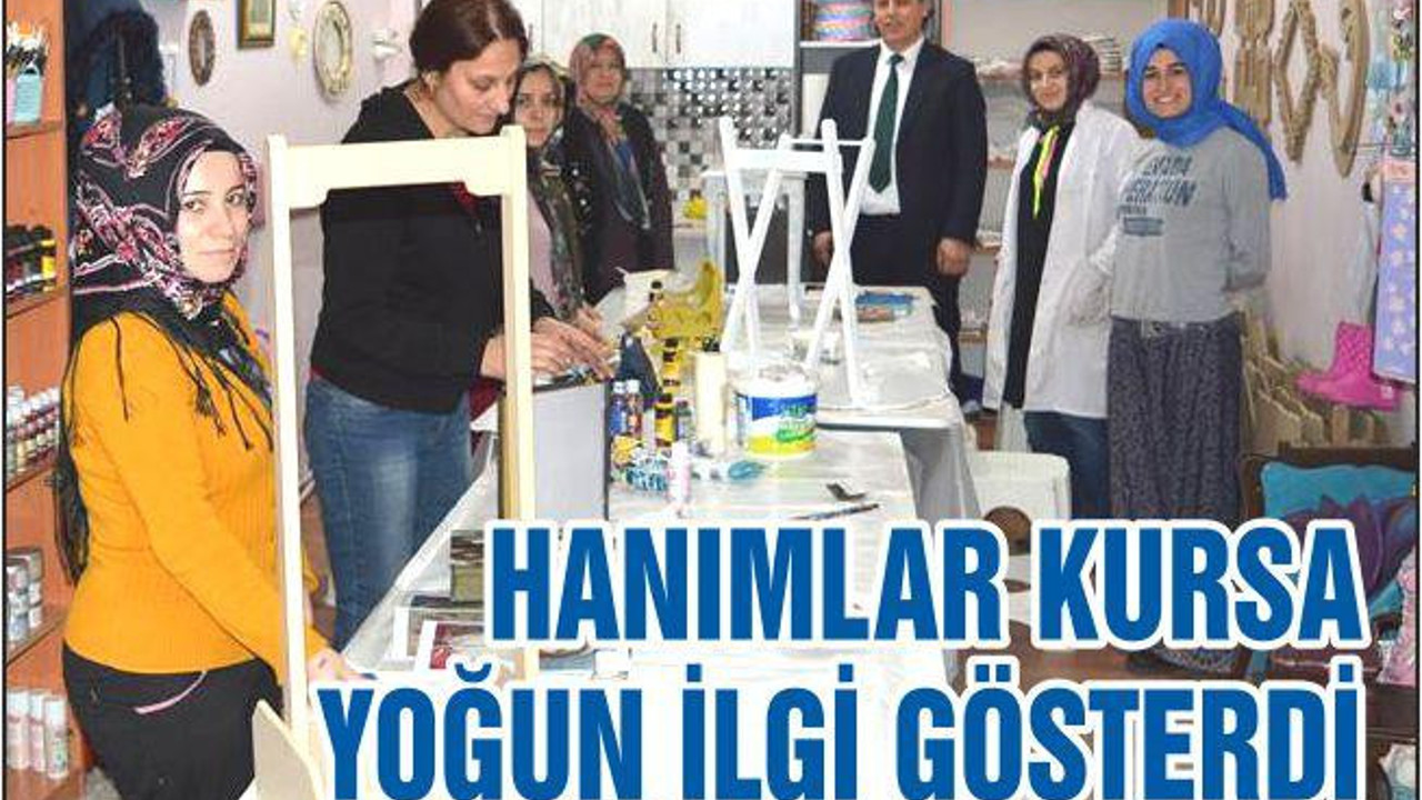 İVRİNDİ’DE DEKORATİF EV AKSESUARLARI KURSU
