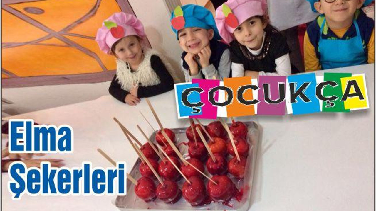 MİNİK ELLERDEN ELMA ŞEKERİ