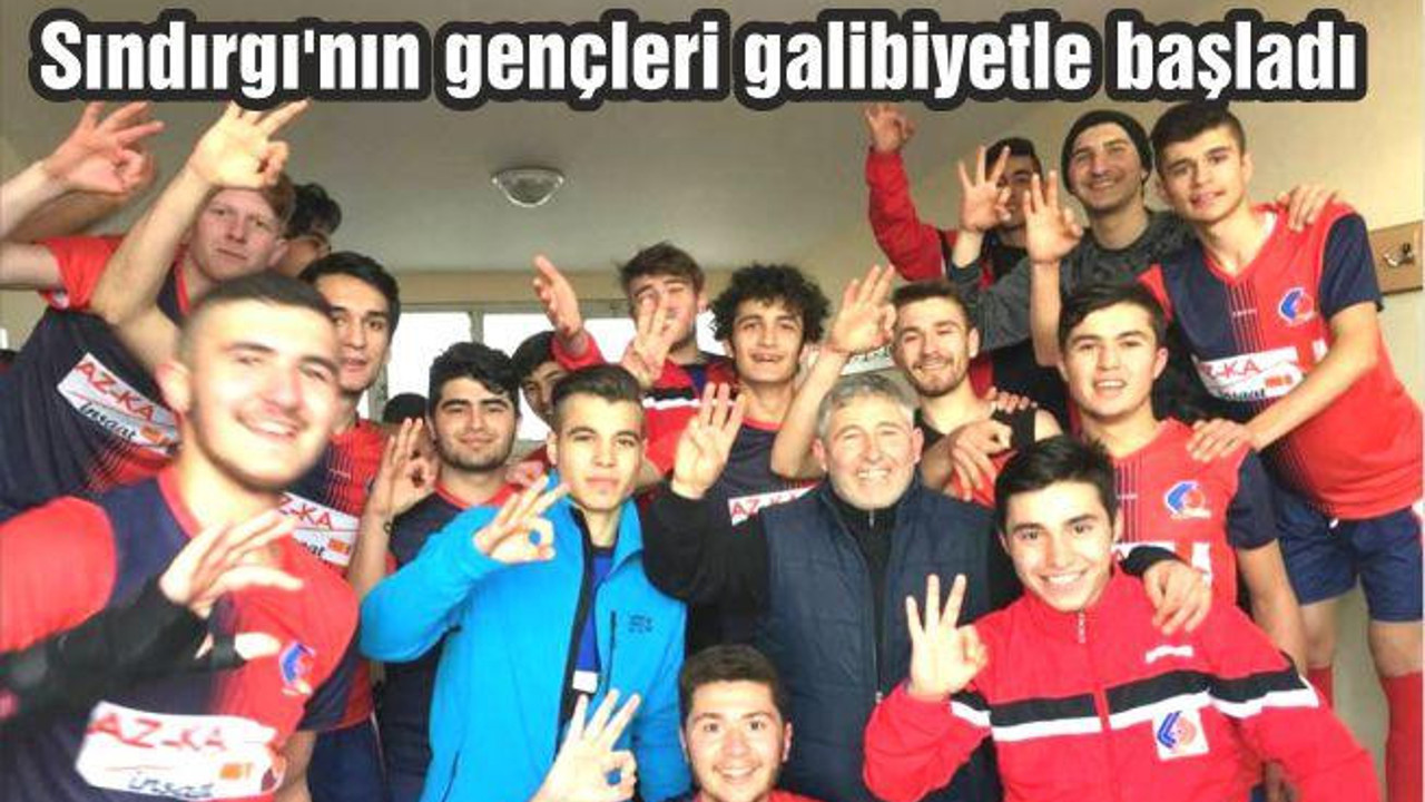 Sındırgı’nın gençleri galibiyetle başladı