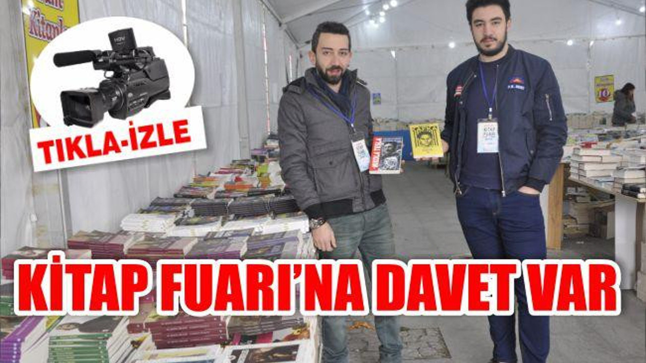 KİTAP FUARI’NA DAVET VAR