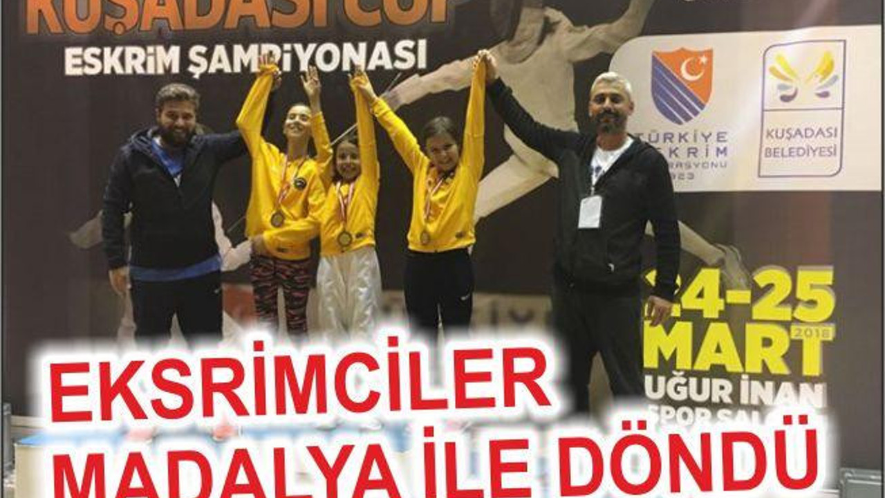 ESKRİMCİLERİMİZ BALIKESİR’E MADALYA İLE DÖNDÜ
