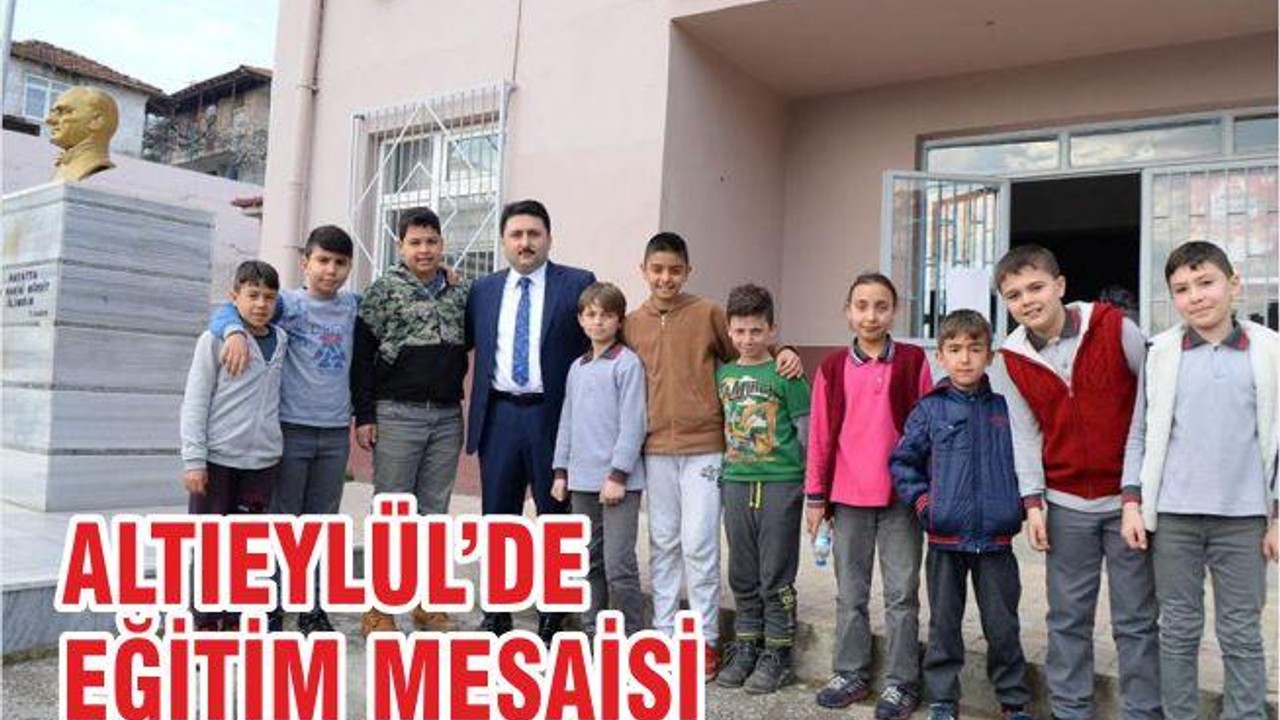 ALTIEYLÜL BELEDİYESİ’NDE EĞİTİM MESAİSİ
