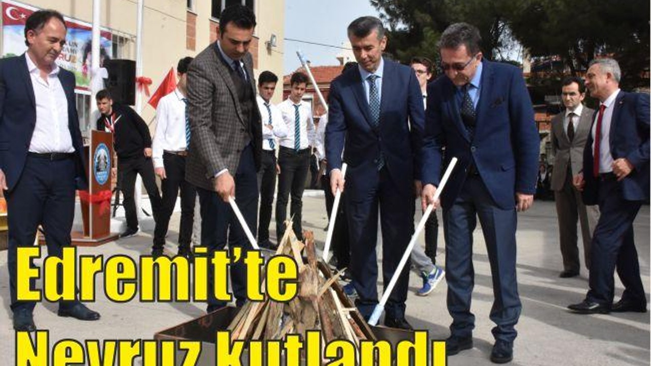 Edremit’te Nevruz kutlamaları yapıldı