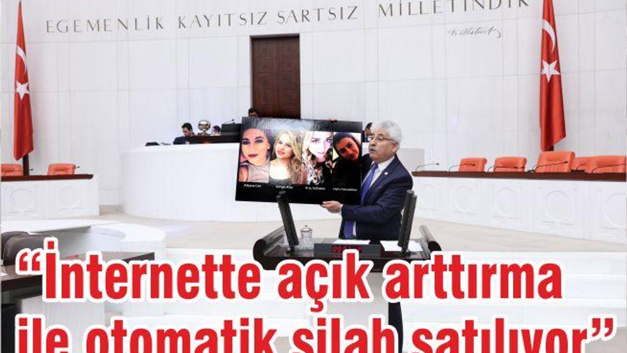 Tüm: İnternette açık artırmayla otomatik silah satılıyor!