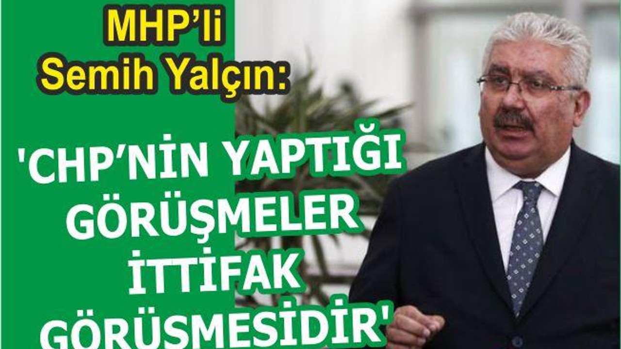 MHP'den ittifak düzenlemesi ile ilgili flaş açıklama!