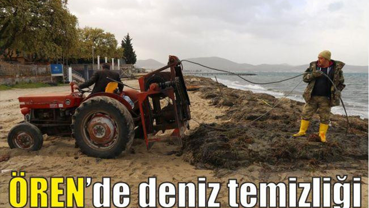ÖREN’DE DENİZ TEMİZLİĞİ
