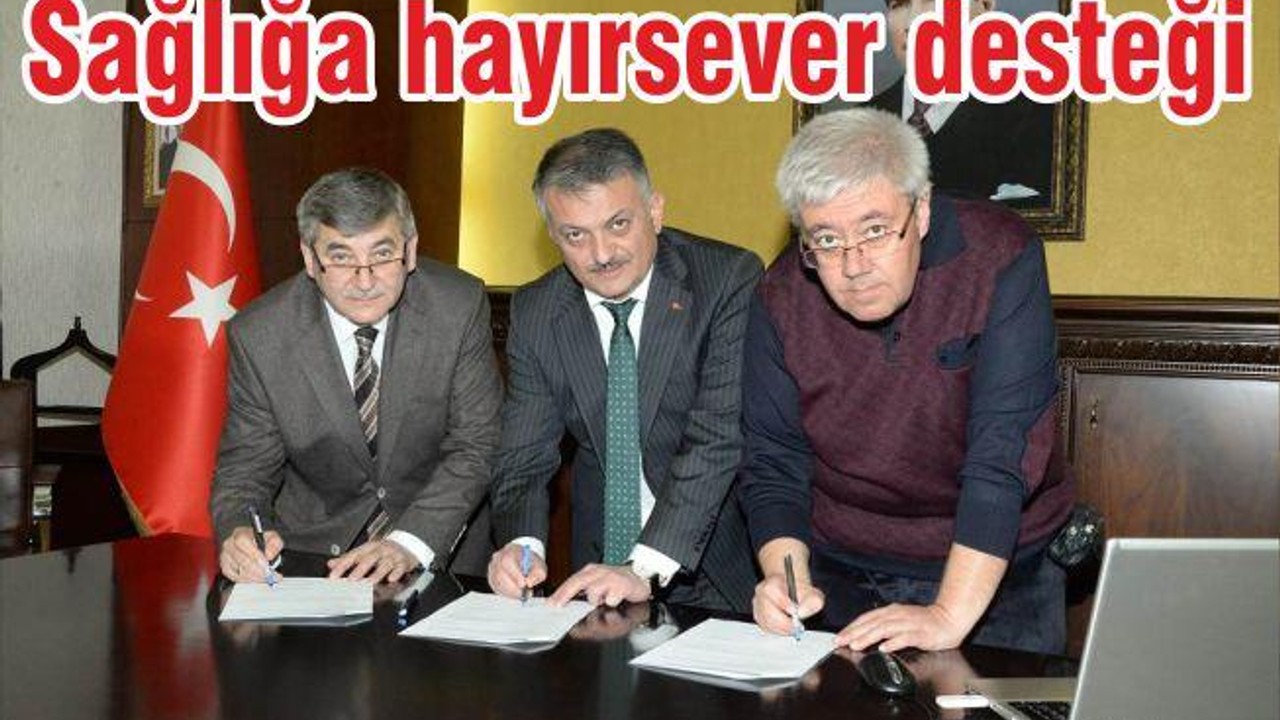 SAĞLIĞA HAYIRSEVER DESTEĞİ