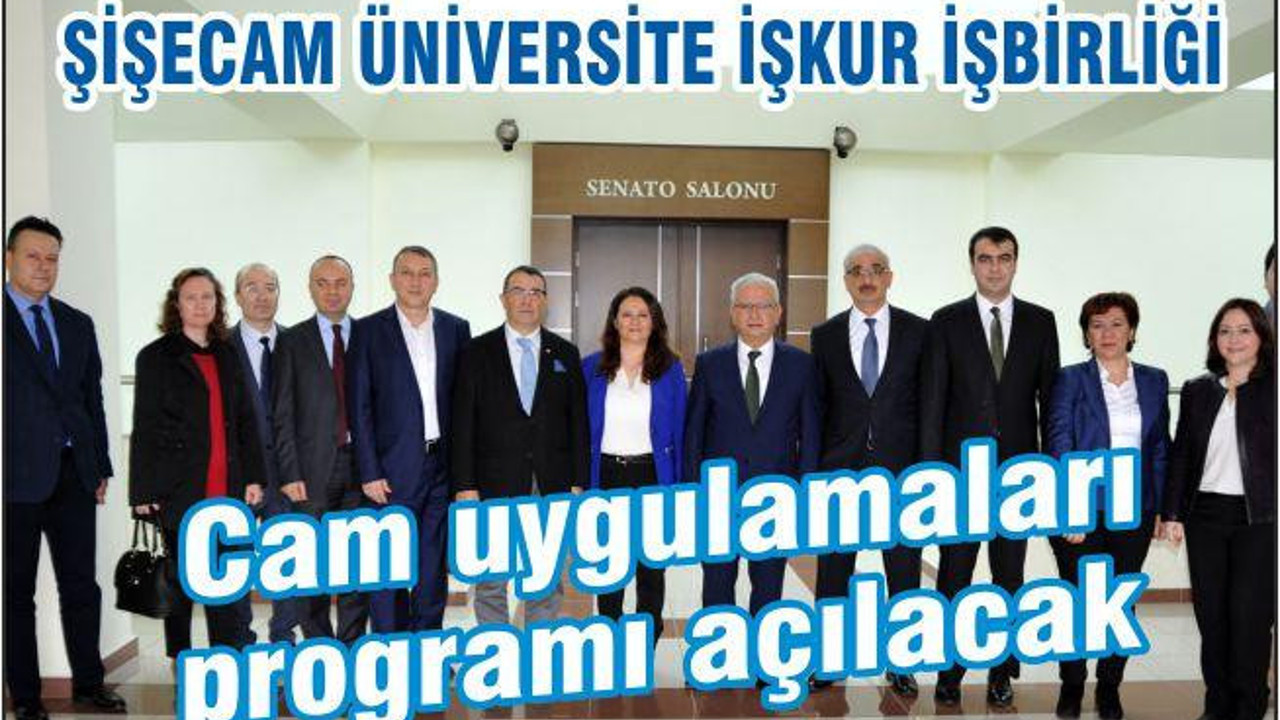 ŞİŞECAM, BALIKESİR ÜNİVERSİTESİ VE İŞKUR İLE İŞ BİRLİĞİ PROTOKOLÜ İMZALADI