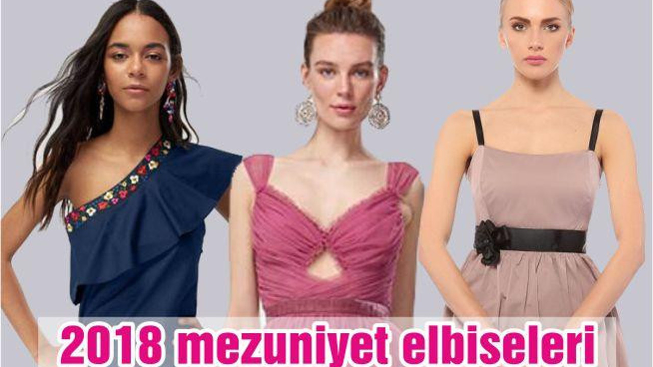 2018 mezuniyet elbiseleri