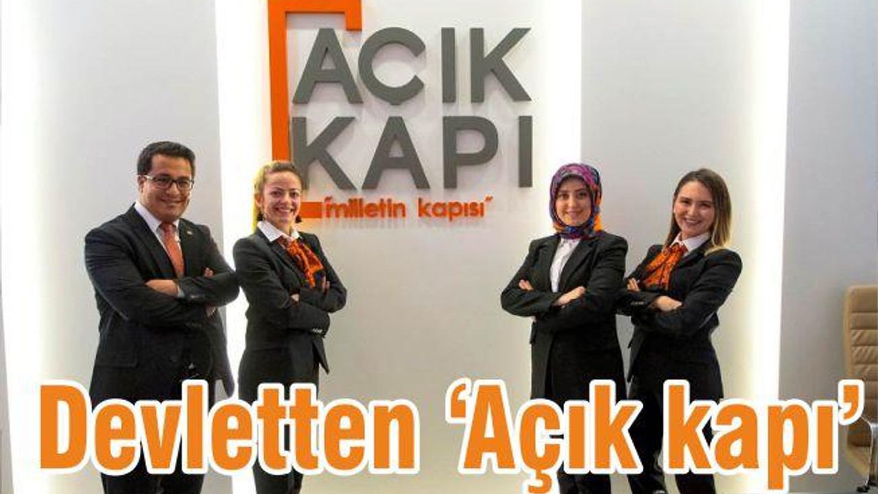DEVLETTEN AÇIK KAPI