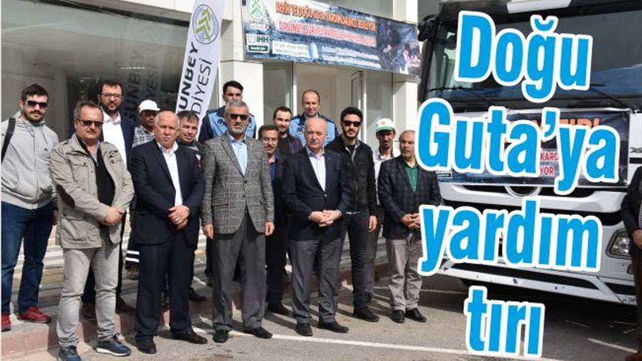 Doğu Guta’ya Yardım Tırı