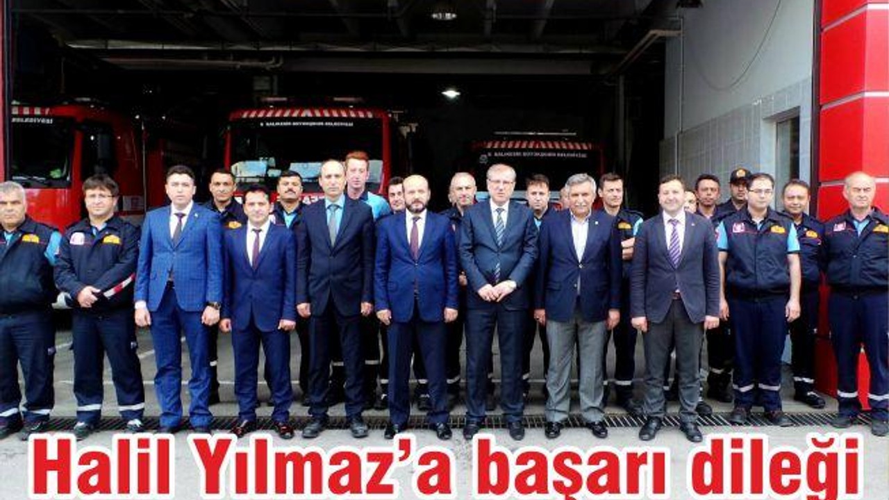 HALİL YILMAZ’A BÜYÜKŞEHİR’DEN BAŞARI DİLEĞİ