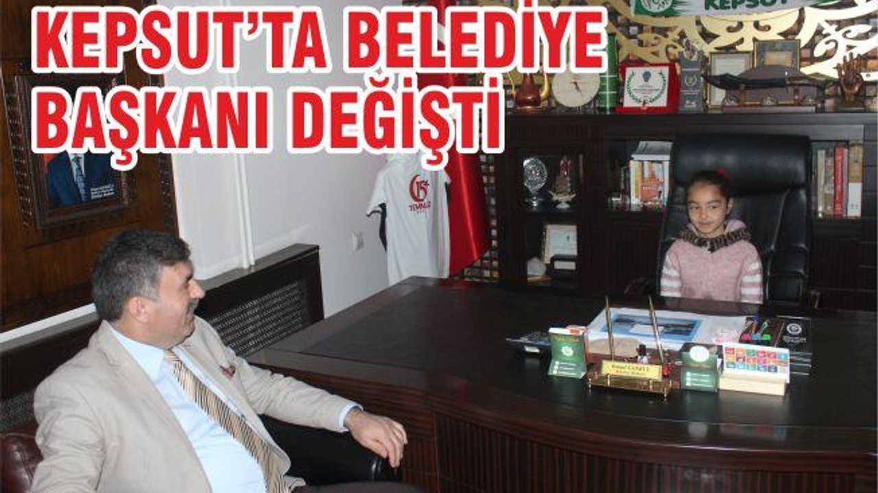 KEPSUT’TA BELEDİYE BAŞKANI DEĞİŞTİ