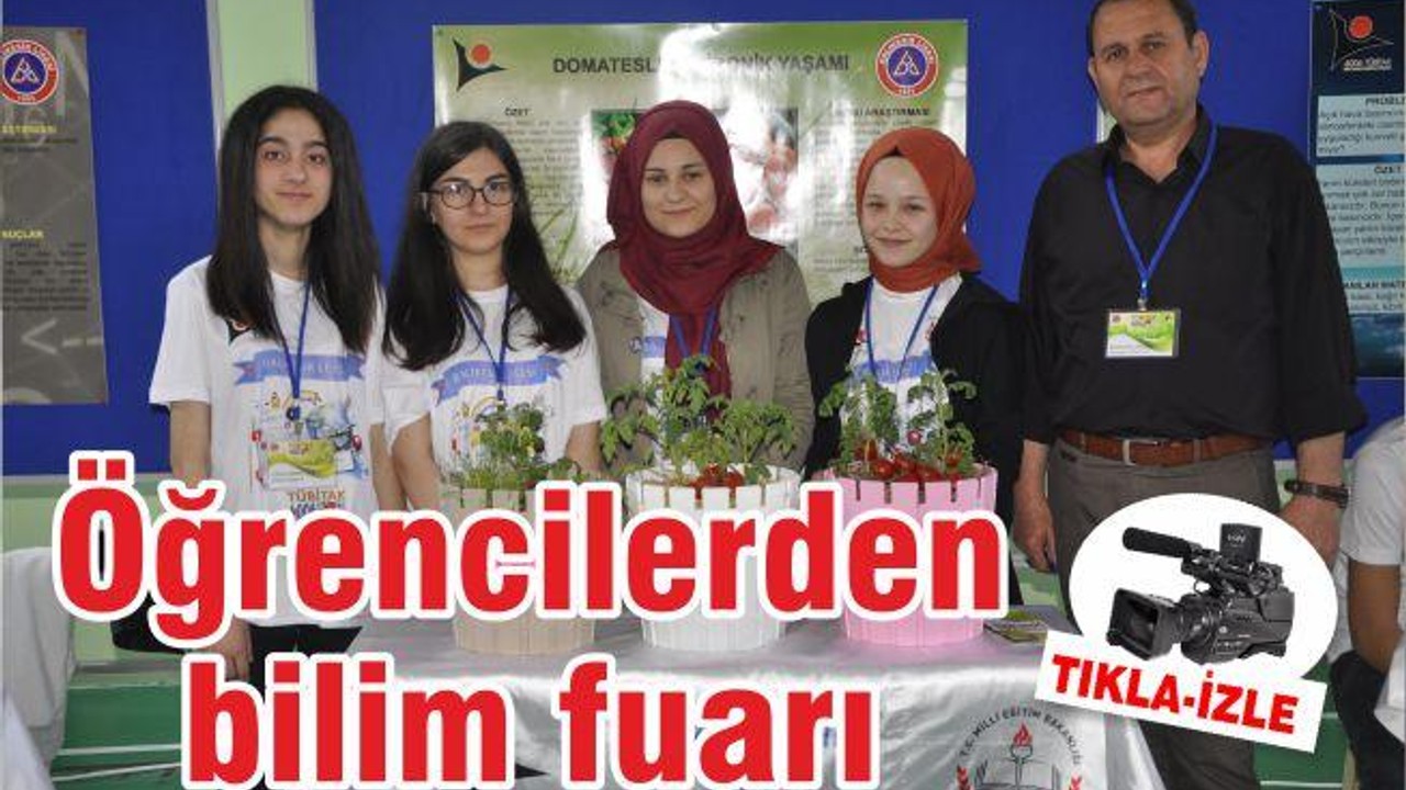 ÖĞRENCİLER’DEN BİLİM FUARI
