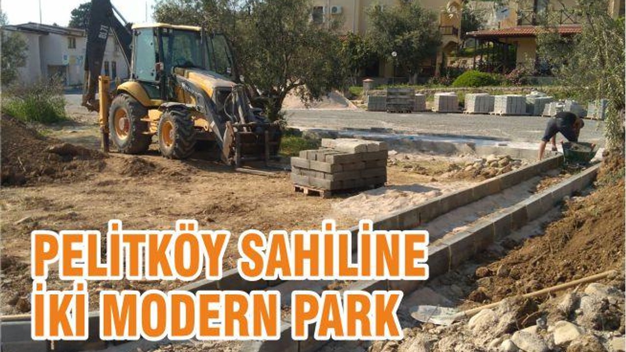 PELİTKÖY SAHİLİNE İKİ MODERN PARK