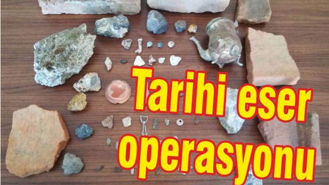 TARİHİ ESER KAÇAKÇISI YAKALANDI