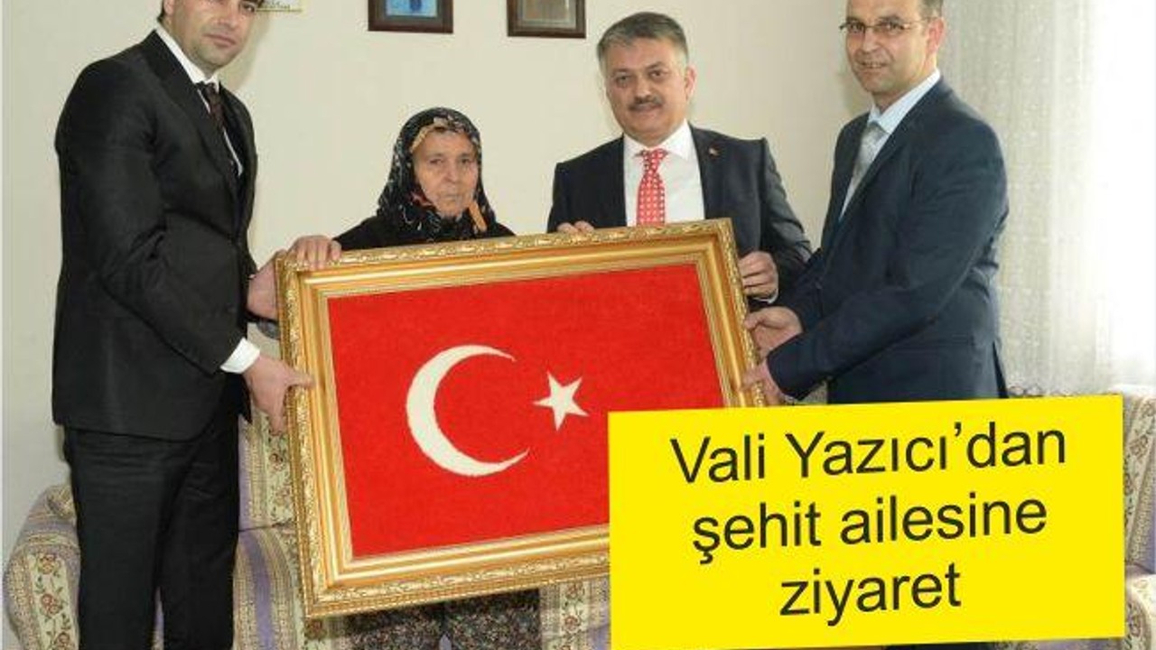 VALİ YAZICI’DAN KEPSUT’TA ŞEHİT AİLESİNE ZİYARET