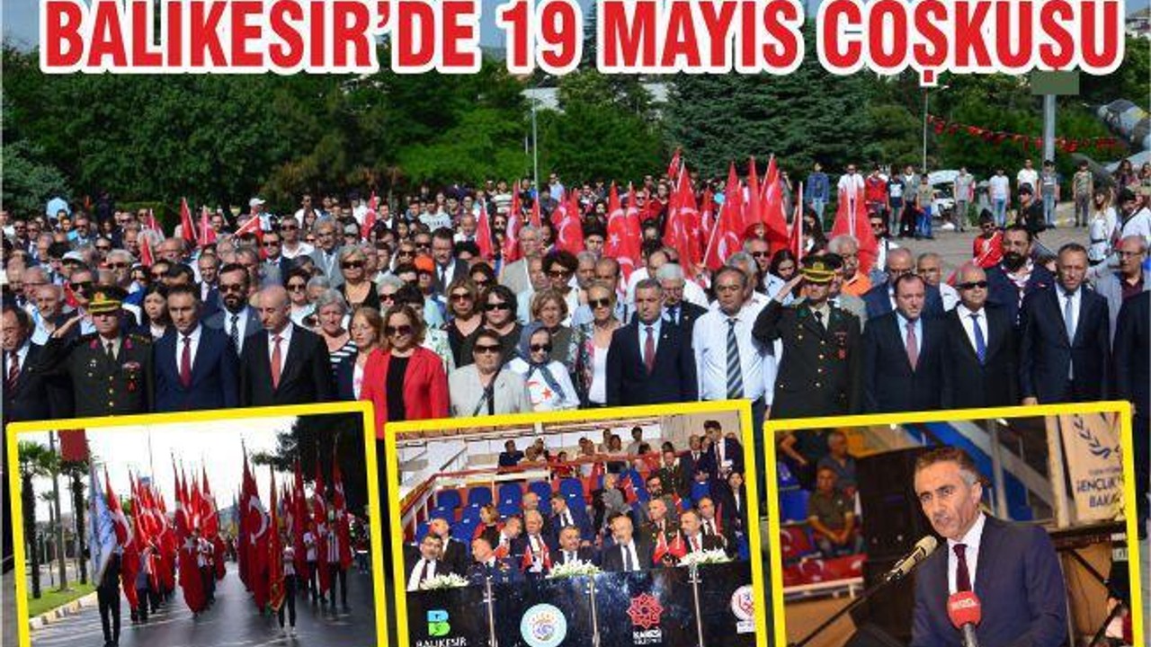 Balıkesir’de 19 Mayıs coşkusu