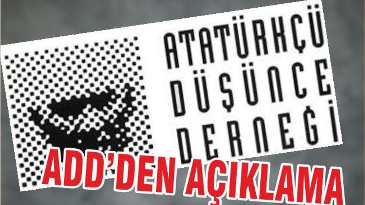 ADD’DEN AÇIKLAMA