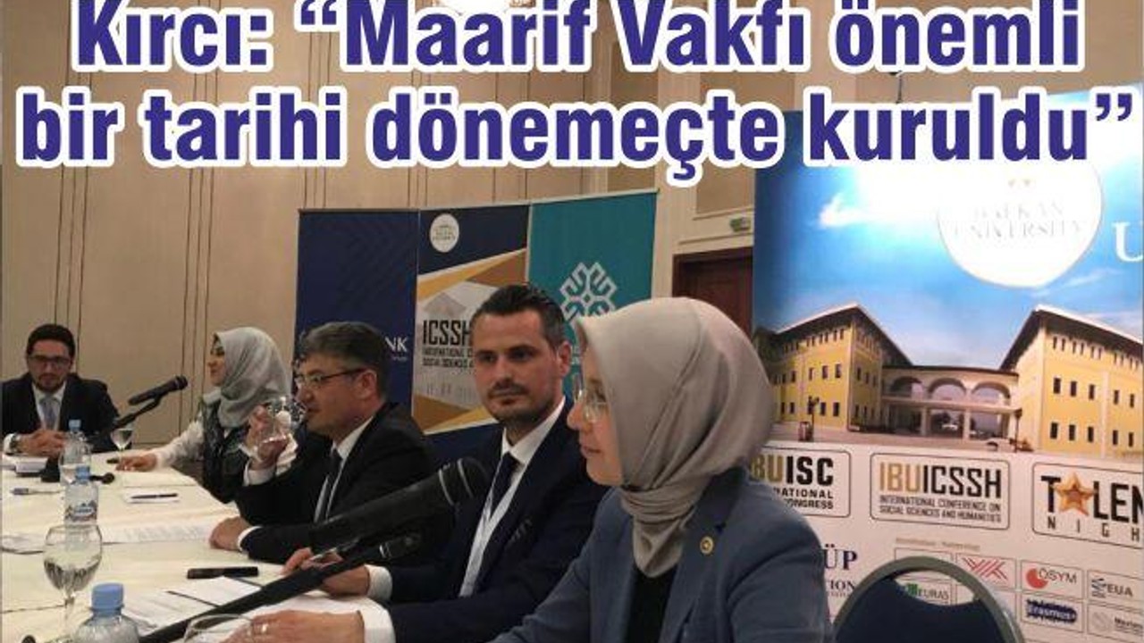 KIRCI: MAARİF VAKFI ÖNEMLİ BİR TARİHİ DÖNEMEÇTE KURULDU