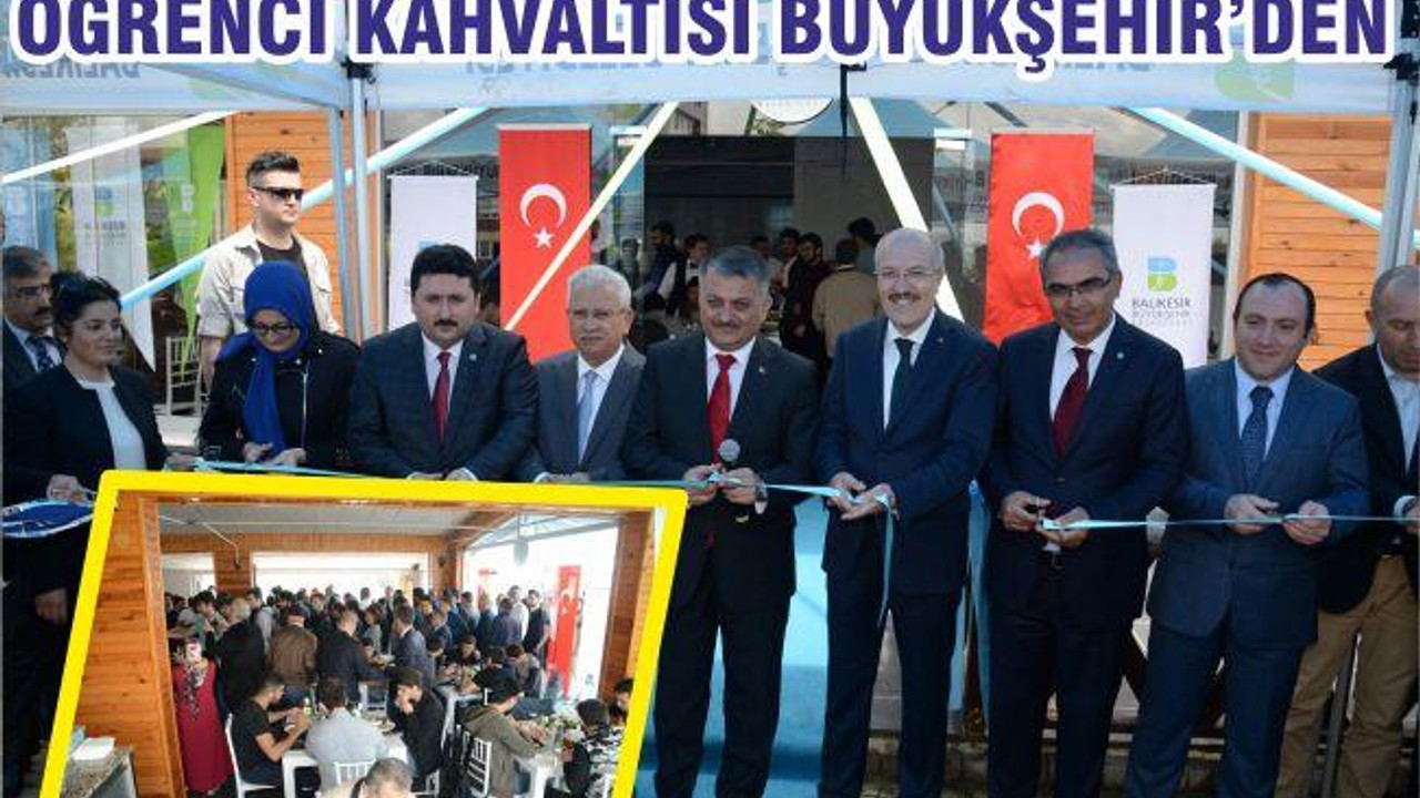 ÖĞRENCİ KAHVALTISI BÜYÜKŞEHİRDEN