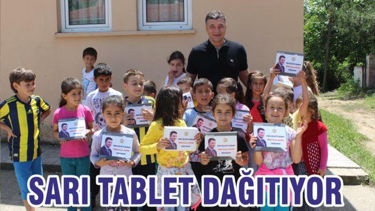 SARI TABLET DAĞITIYOR