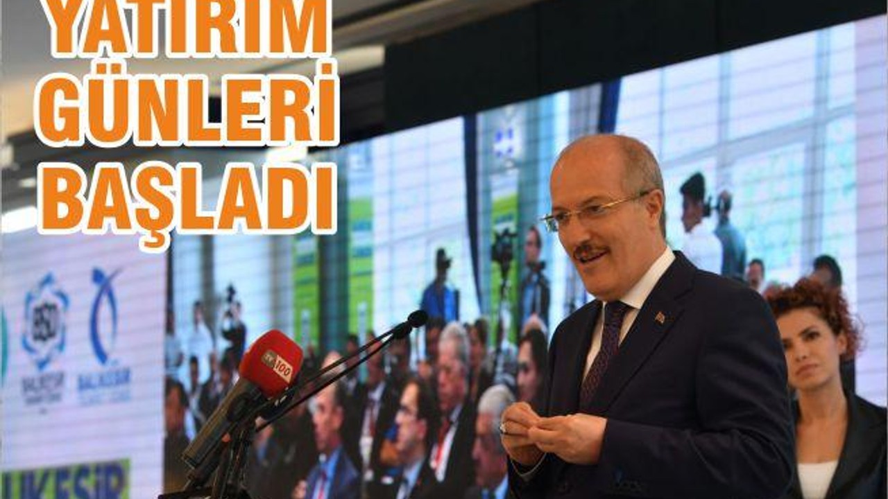 YATIRIM GÜNLERİ BAŞLADI