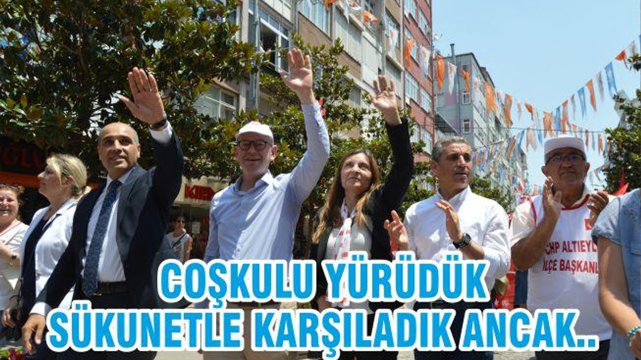 COŞKULU YÜRÜDÜK SÜKÛNETLE KARŞILADIK ANCAK …