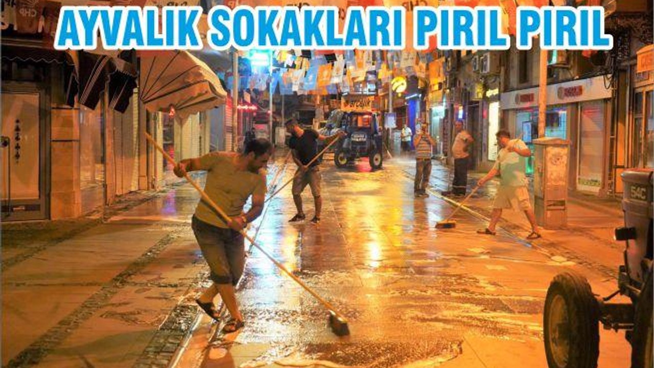 AYVALIK SOKAKLARI PIRIL PIRIL