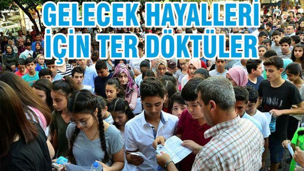 Gelecek hayalleri için ter döktüler