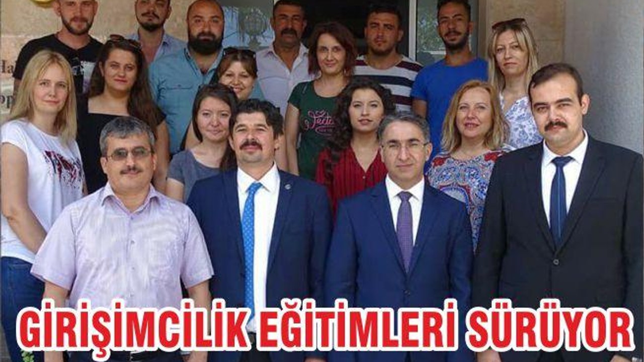 GİRİŞİMCİLİK EĞİTİMLERİ SÜRÜYOR