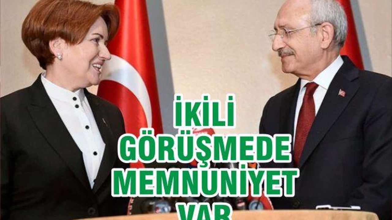 İKİLİ GÖRÜŞMEDE MEMNUNİYET VAR