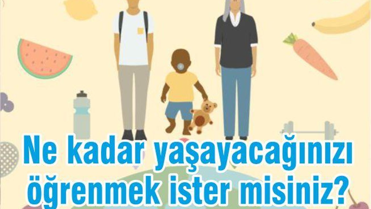 Ne kadar yaşayacağınızı öğrenmek ister misiniz?