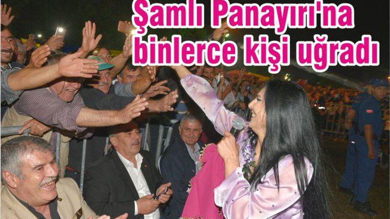 Şamlı Panayırı'na binlerce kişi uğradı