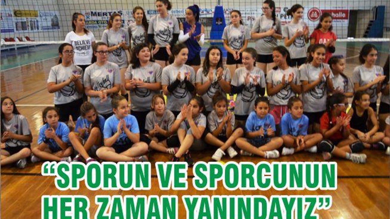 EDREMİT KAYMAKAMI ALİ SIRMALI, “SPORUN VE SPORCUNUN HER ZAMAN YANINDAYIZ”