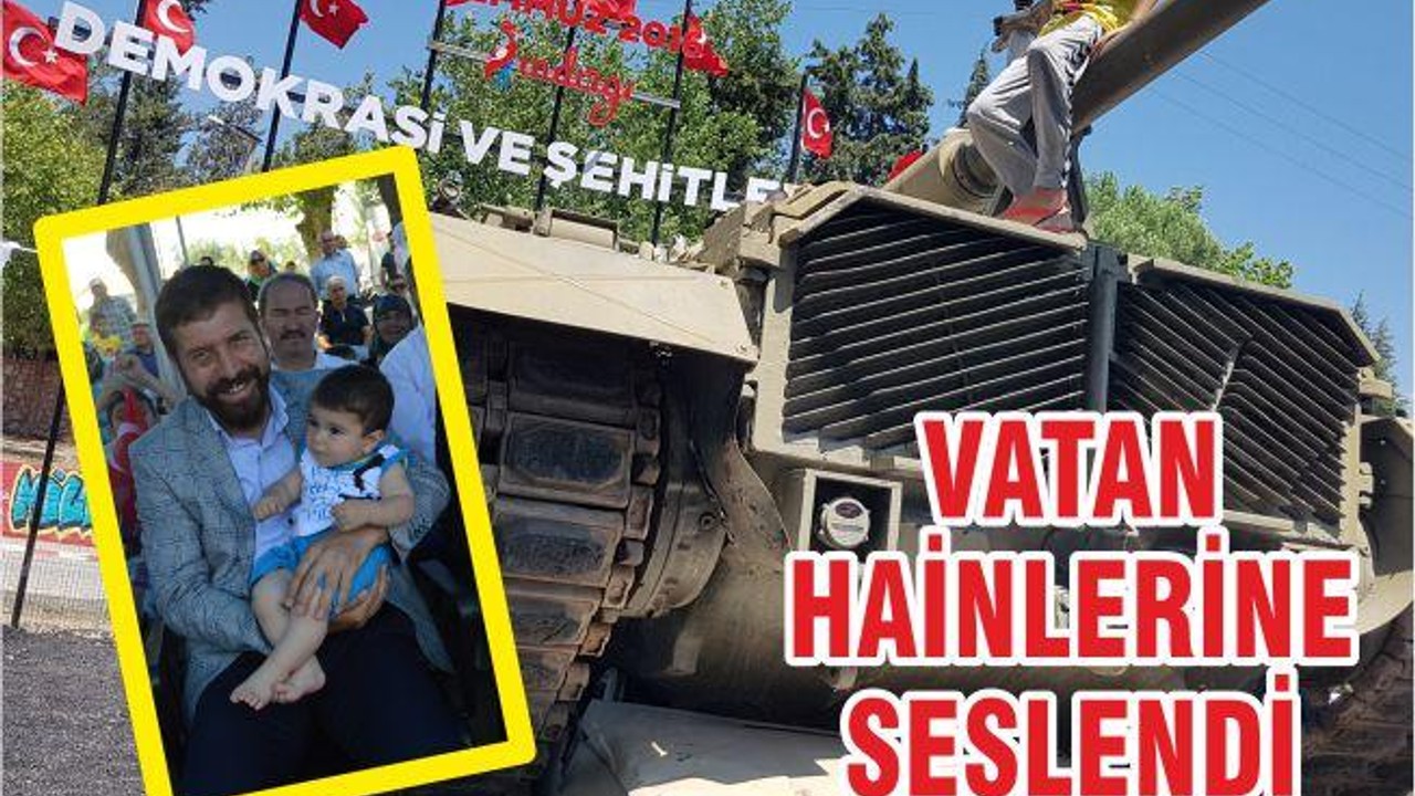 VATAN HAİNLERİNE SESLENDİ