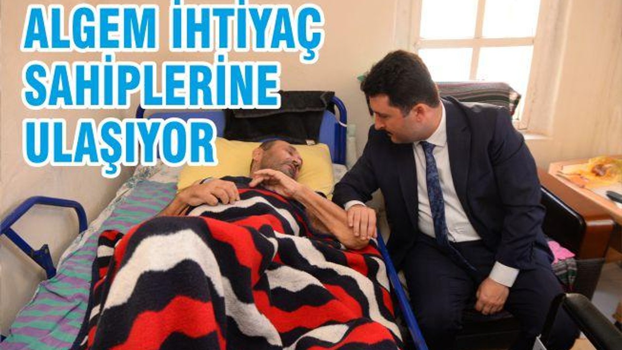 ALGEM İHTİYAÇ SAHİPLERİNE ULAŞIYOR