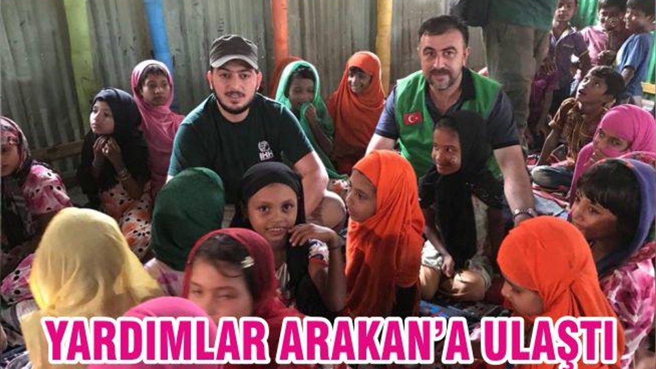 YARDIMLAR ARAKAN’A ULAŞTI